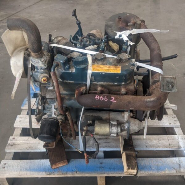 Kubota D662 motor Specificaties: Diesel 3 cilinders 656 cc 19 pk Kubota A: (Aste) A13 A14